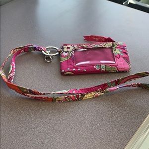 Vera Bradley Wallet w/ Lanyard